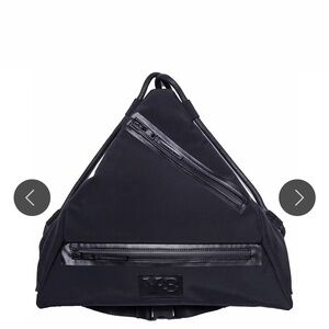 Adidas Y-3 Black Nylon Tote Bag Men Yohji Yamamoto‎ Qasa Triangle Bag Black